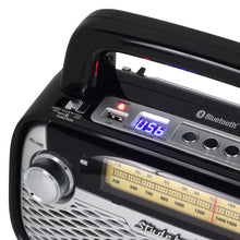 Load image into Gallery viewer, Portable AM/FM Radio with Bluetooth, Rechargeable Battery, and High Power - SB2006