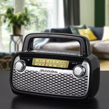 Load image into Gallery viewer, Portable AM/FM Radio with Bluetooth, Rechargeable Battery, and High Power - SB2006