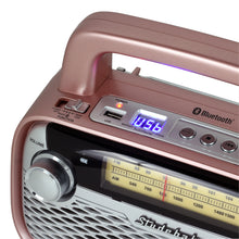 Load image into Gallery viewer, Portable AM/FM Radio with Bluetooth, Rechargeable Battery, and High Power - SB2006