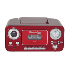 Load image into Gallery viewer, Portable Stereo CD Player with Bluetooth, AM/FM Stereo Radio and Cassette Player/Recorder - SB2135BT