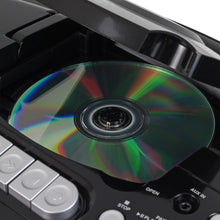 Load image into Gallery viewer, Retro Edge Big Sound Bluetooth Boombox with CD/Cassette Player-Recorder/AM-FM Stereo Radio with Metal Grill - SB2150A