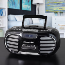 Load image into Gallery viewer, Retro Edge Big Sound Bluetooth Boombox with CD/Cassette Player-Recorder/AM-FM Stereo Radio with Metal Grill - SB2150A