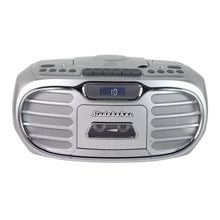 Load image into Gallery viewer, Retro Edge Big Sound Bluetooth Boombox with CD/Cassette Player-Recorder/AM-FM Stereo Radio with Metal Grill - SB2150A
