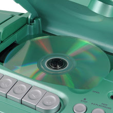 Load image into Gallery viewer, Retro Edge Big Sound Bluetooth Boombox with CD/Cassette Player-Recorder/AM-FM Stereo Radio with Metal Grill - SB2150A