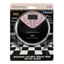 Load image into Gallery viewer, Personal Bluetooth MP3 CD and Audiobook Player w/Digital FM Radio, FM Transmitter and Built-in Rechargeable Battery - SB3706
