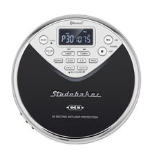 Load image into Gallery viewer, Personal Bluetooth MP3 CD and Audiobook Player w/Digital FM Radio, FM Transmitter and Built-in Rechargeable Battery - SB3706