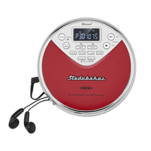 Load image into Gallery viewer, Personal Bluetooth MP3 CD and Audiobook Player w/Digital FM Radio, FM Transmitter and Built-in Rechargeable Battery - SB3706