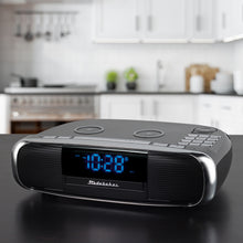 Load image into Gallery viewer, Studebaker Workstaton HiFi Music System with FM Radio, CD, and Qi Wireless Charging Station - SB5050