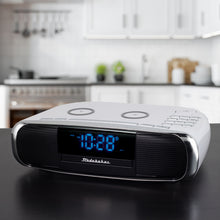 Load image into Gallery viewer, Studebaker Workstaton HiFi Music System with FM Radio, CD, and Qi Wireless Charging Station - SB5050