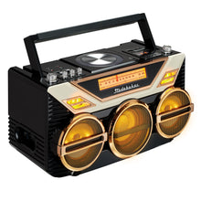 Load image into Gallery viewer, Studebaker Avanti Stereo Boombox with CD, FM Stereo Radio, Bluetooth Receive &amp; Transmit, LED Light Show and 15W Subwoofer for High Power Bass - SB2165
