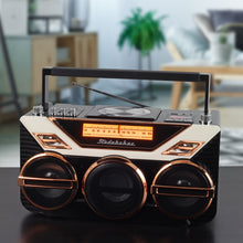 Load image into Gallery viewer, Studebaker Avanti Stereo Boombox with CD, FM Stereo Radio, Bluetooth Receive & Transmit, LED Light Show and 15W Subwoofer for High Power Bass - SB2165