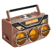 Load image into Gallery viewer, Studebaker Avanti Stereo Boombox with CD, FM Stereo Radio, Bluetooth Receive & Transmit, LED Light Show and 15W Subwoofer for High Power Bass - SB2165
