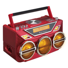 Load image into Gallery viewer, Studebaker Avanti Stereo Boombox with CD, FM Stereo Radio, Bluetooth Receive & Transmit, LED Light Show and 15W Subwoofer for High Power Bass - SB2165