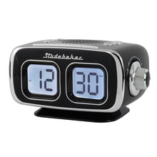 Load image into Gallery viewer, Roommate Large Display LCD AM/FM Retro Clock Radio with Bluetooth - SB3500
