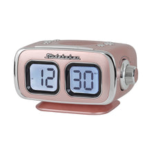 Load image into Gallery viewer, Roommate Large Display LCD AM/FM Retro Clock Radio with Bluetooth - SB3500
