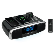 Load image into Gallery viewer, Studebaker Workstaton HiFi Music System with FM Radio, CD, and Qi Wireless Charging Station - SB5050