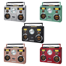 Load image into Gallery viewer, Sound Station Portable Stereo Boombox with Bluetooth/CD/AM-FM Radio/Cassette Recorder - SB2140