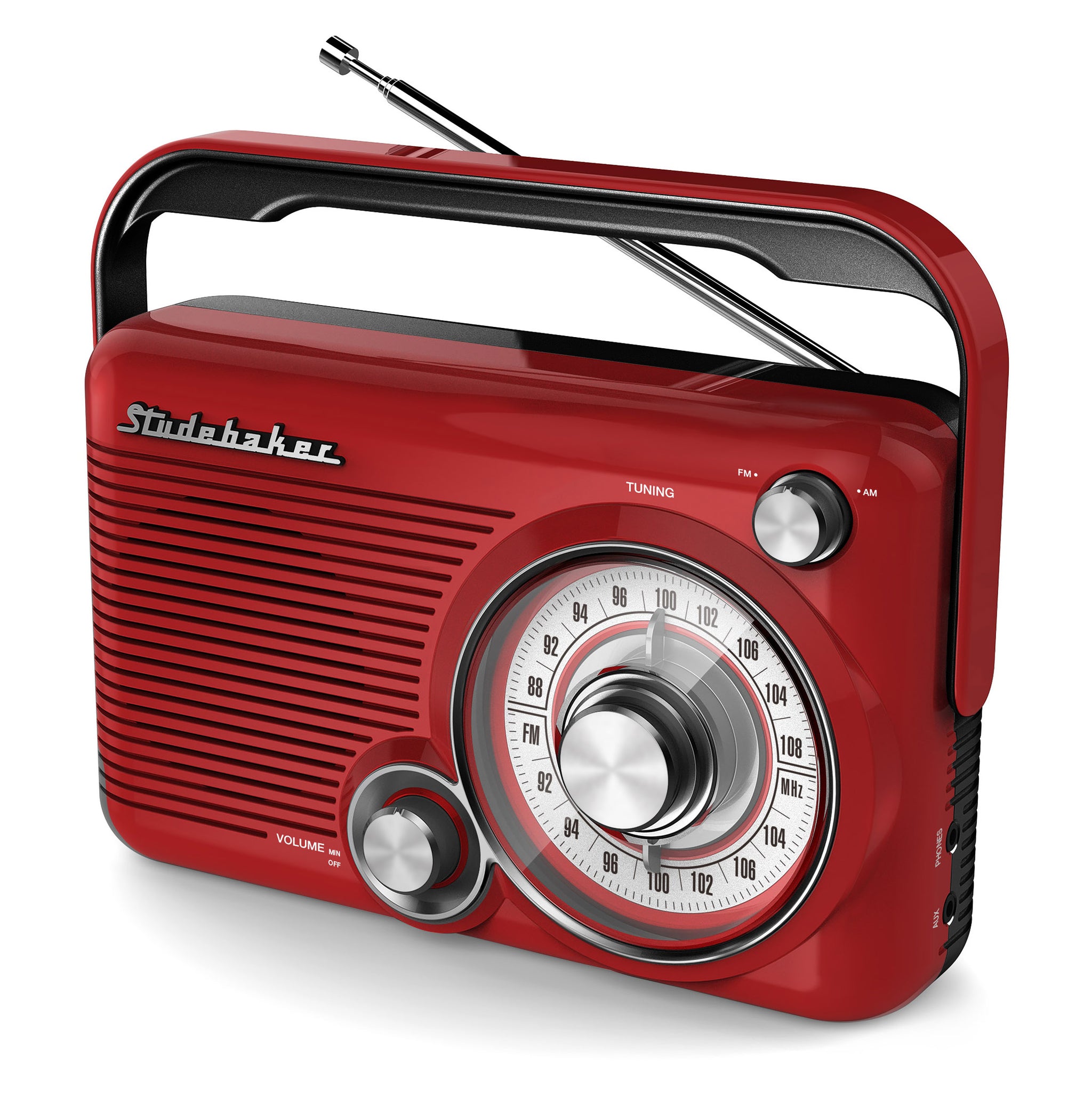 Portable AM/FM Radio - Nostalgic Retro Design - SB2002