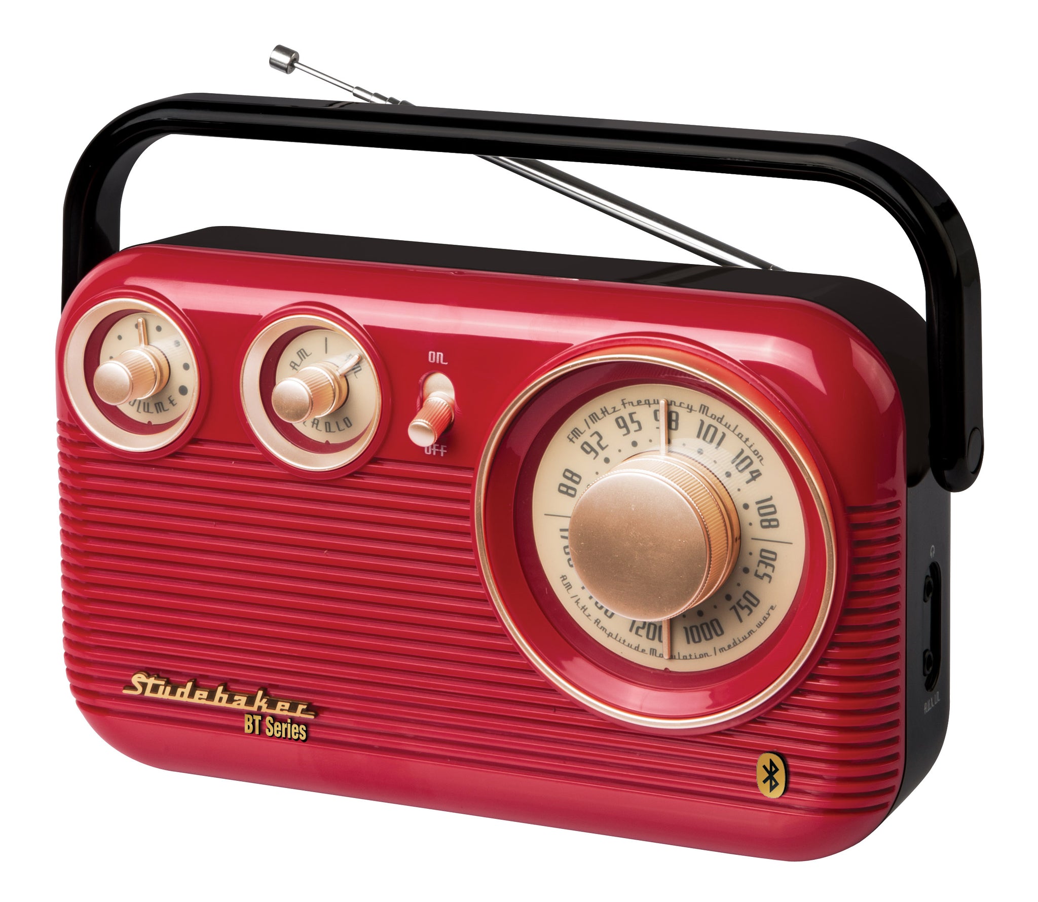 Portable AM/FM Radio with Bluetooth - SB2003BT – StudebakerHiFi