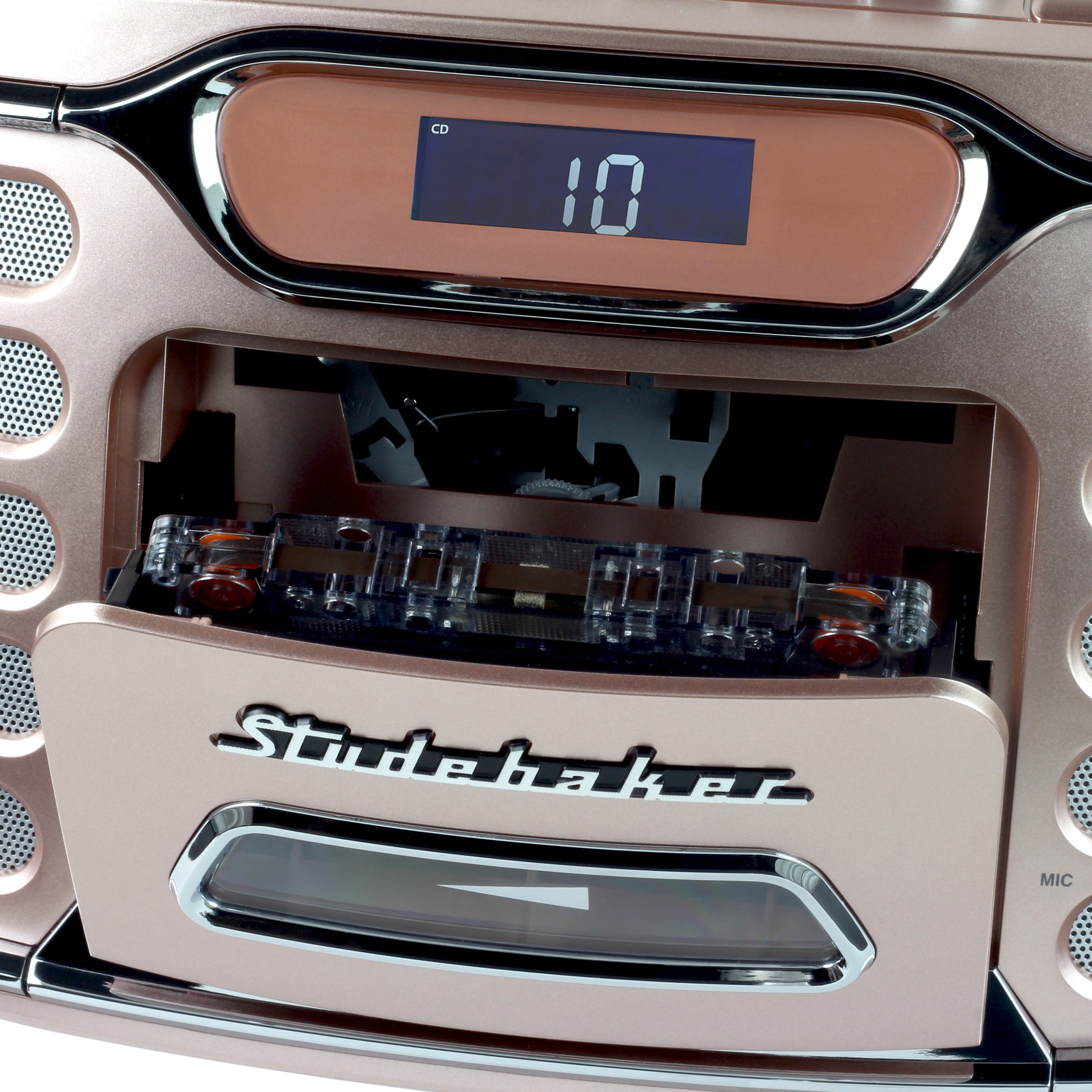 Retro Cassettespeler Boombox, Draagbare Bluetooth CD