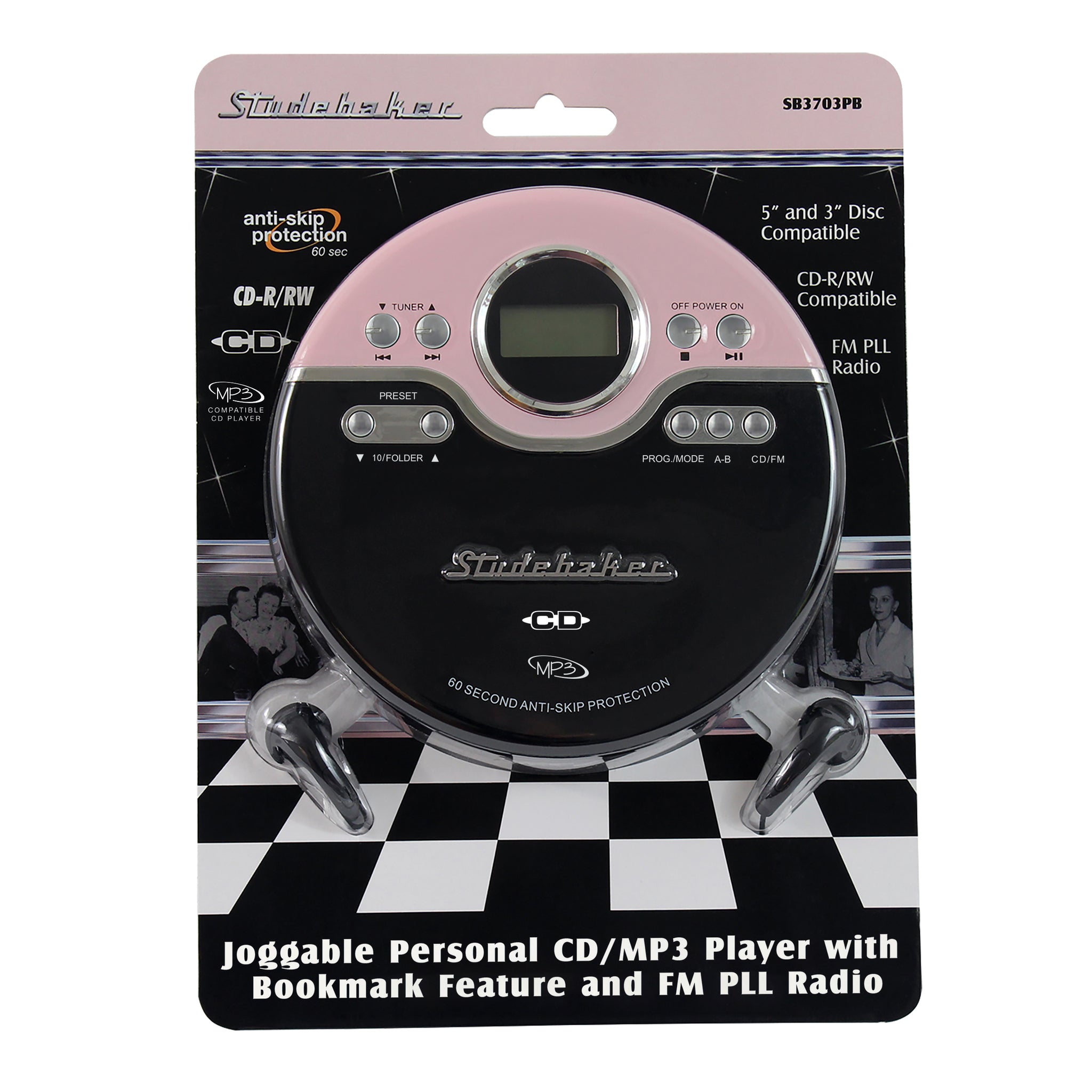 SLIM PERSONAL MP3/CD PLYR g6bh9ry