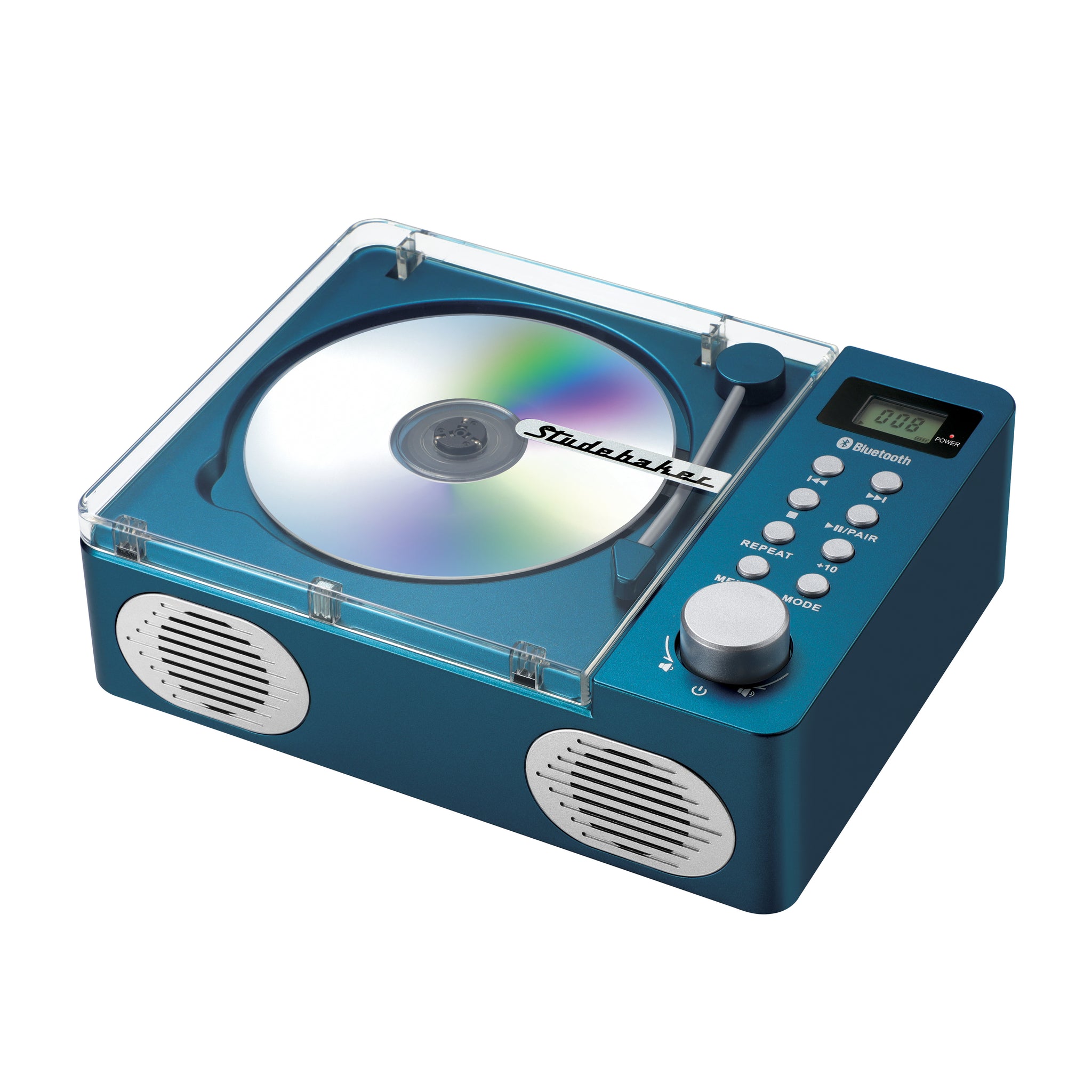 Studebaker SB3720 Retro CD Player with FM Radio and Bluetooth Connecti ...