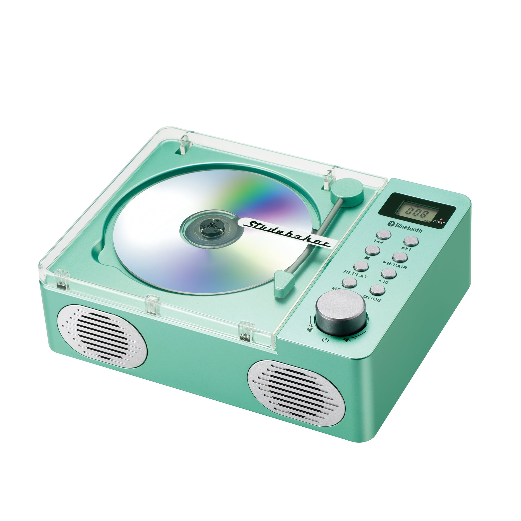 Studebaker SB3720 Retro CD Player with FM Radio and Bluetooth Connecti ...