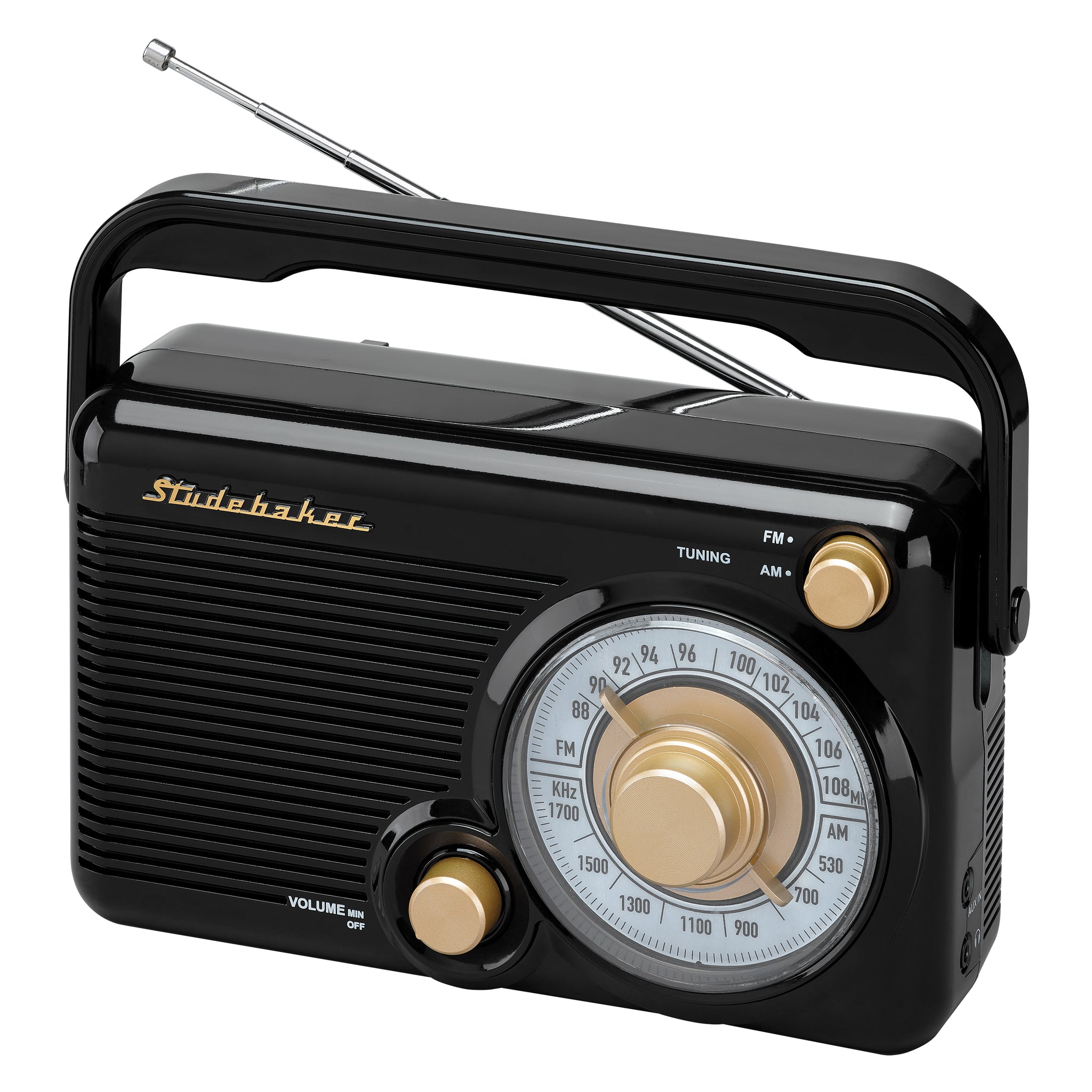 Portable AM/FM Radio - Nostalgic Retro Design - SB2002