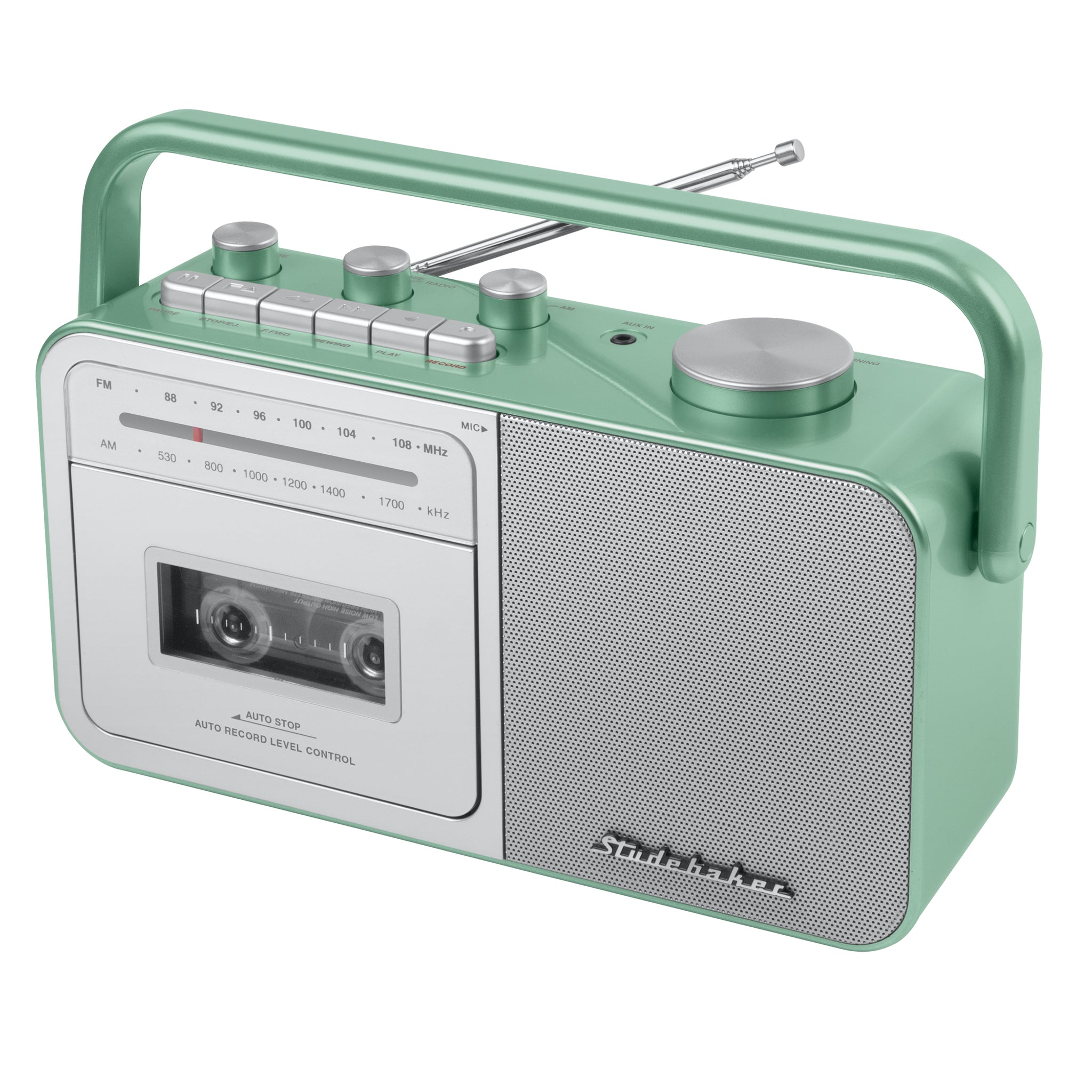 1980's Style Retro Radio Cassette Player and Cassette Recorder