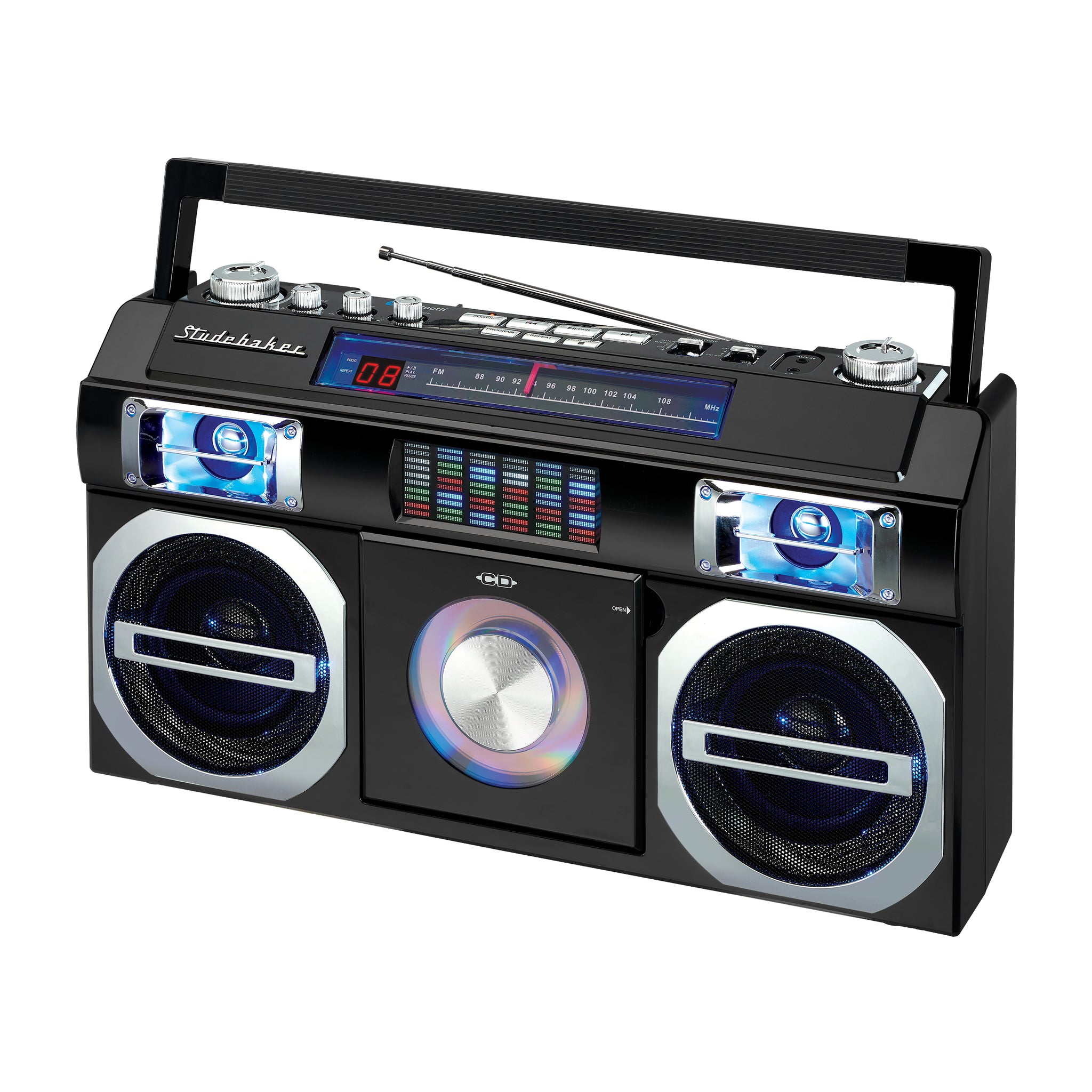 Luernas Lecteur Cassette Boombox Radio Am-Fm Double Lecteur De Bande Fm Luernas Lecteur Cassette Boombox Radio Am-Fm Double Lecteur De Bande Fm