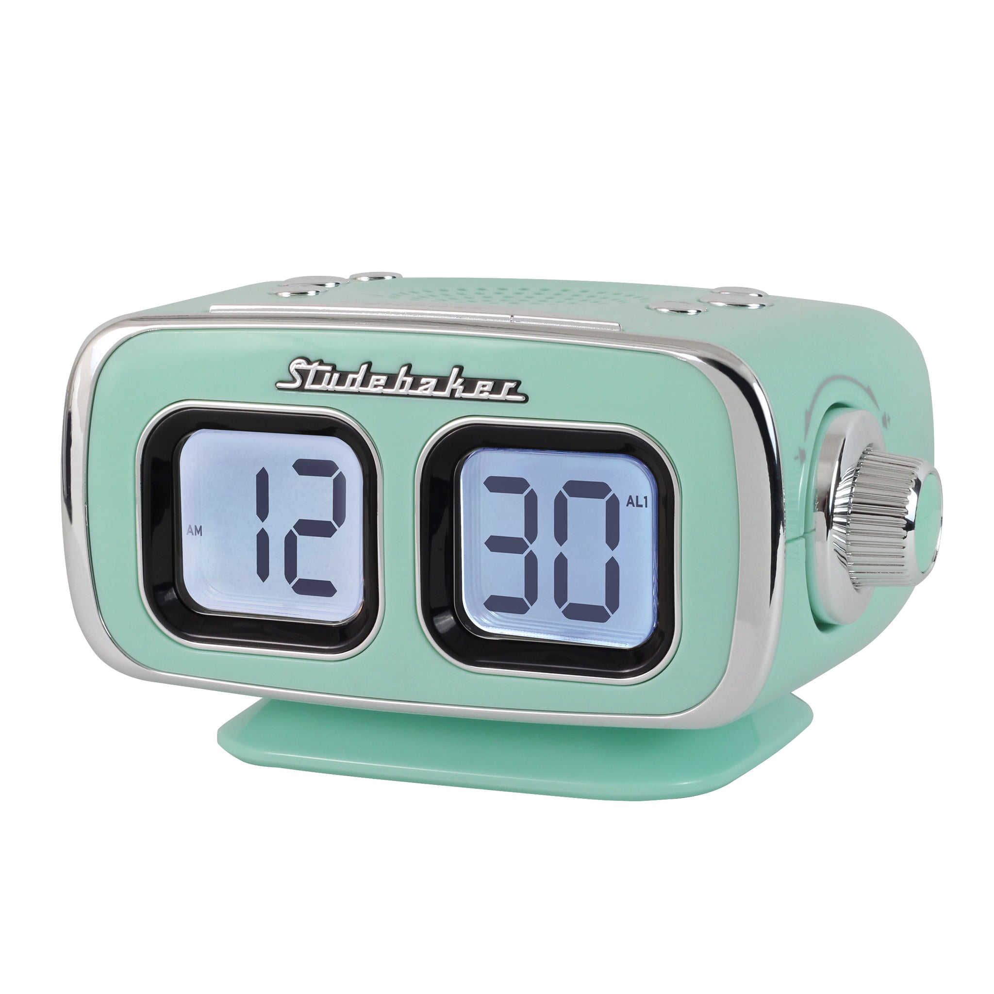 Roommate Large Display LCD AM/FM Retro Clock Radio with Bluetooth - SB –  StudebakerHiFi, image size:2048x2048
